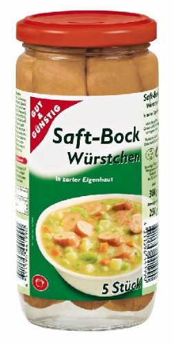 Konserven G&G Delikatess Bockwurst 8/360g dose