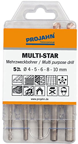Projahn Multi-Star Satz 5-teilig 4, 5, 6, 8, 10 mm 57002