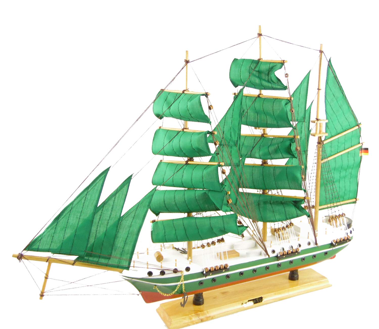 osters muschel-sammler-shop Schiffsmodell Alexander von Humboldt I - Maße B70/H55/T14 / Segelschiff/Modellschiff/Standmodell/Modellsegelschiff