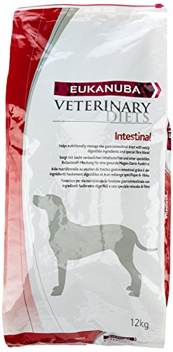 Eukanuba Veterinary Diet Dog Dry Intestinal Disorders Adult All Breeds Chicken Bag, 1er Pack (1 x 12 kg)