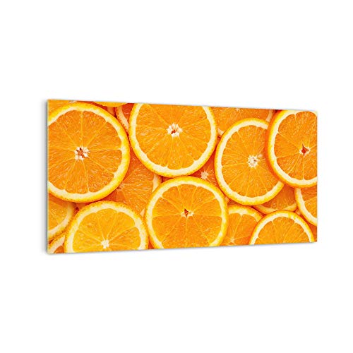 DekoGlas Küchenrückwand 'Orangenscheiben' in div. Größen, Glas-Rückwand, Wandpaneele, Spritzschutz & Fliesenspiegel