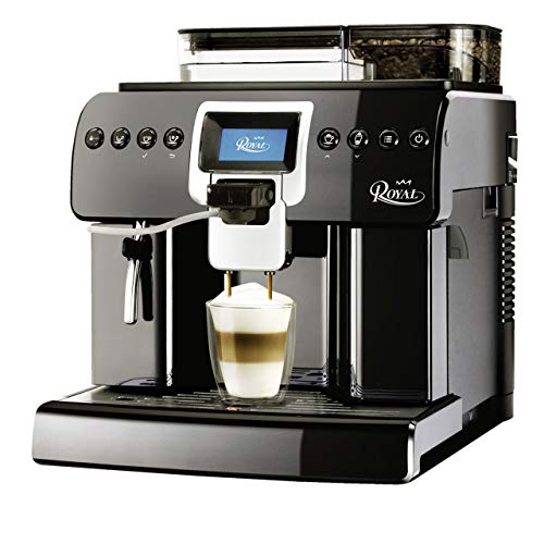Saeco Royal One Touch Cappuccino Kaffeevollautomat schwarz (Gewerbezulassung, 15bar, 1400 Watt)