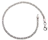 Königskette Armband - 2,2mm Breite - Länge 18cm - echt 925 Silber