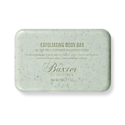 Baxter OF CALIFORNIA Exfoliating Body Bar – Körperpeeling ohne Parabene, 198 g (1er Pack)