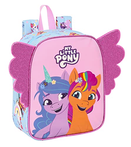 MOCHILA GUARDERIA ADAPT.CARRO MY LITTLE PONY "WILD & FREE"