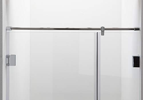 Stabilisationsstange für Nischen-Duschen, Haltestange Wand-Wand, Stabilisator Duschwand (100cm, Chrom)