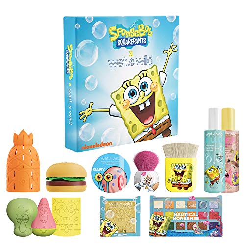 Wet n Wild SpongeBob Schwammkopf Make-up Collection Make-up Pinsel Make-up Schwämme Lidschatten Palette Primer Spray 310014265, SpongeBob PR-Box, 100 ml