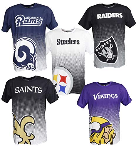 New Era Minnesota Vikings T Shirt/Tee NFL Gradient Tee Purple - XL