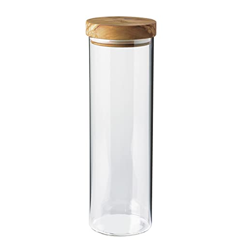 Bérard Vorratsglas mit Olivenholzdeckel, 1500 ml, 31 cm