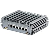 HSIPC 11th Gen i7 1165G7 Firewall Micro Appliance, Mini PC, Nano PC, Router PC(16G 250G) With 6 RJ45, AES-NI, 2.5GBE,HDMI USB3.0 Console