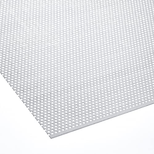 Lochblech Aluminium RV5-8 Alu 1 mm dick Blech Zuschnitt nach Wunschmaß (1000 mm x 350 mm)