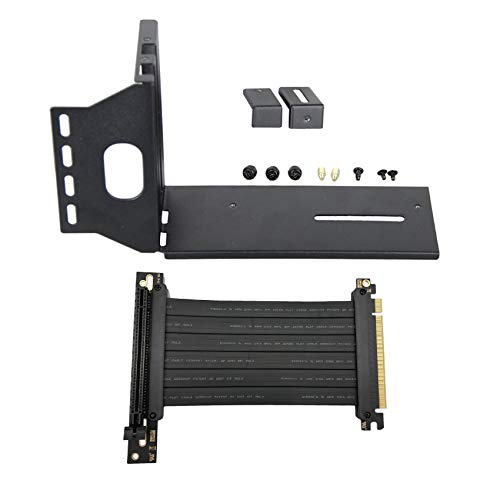 Casstad GPU Stand Image Card Vertical Holder with PCI Express Extension Cable Fixed GPU PCI-E Built-in Vertical Bracket