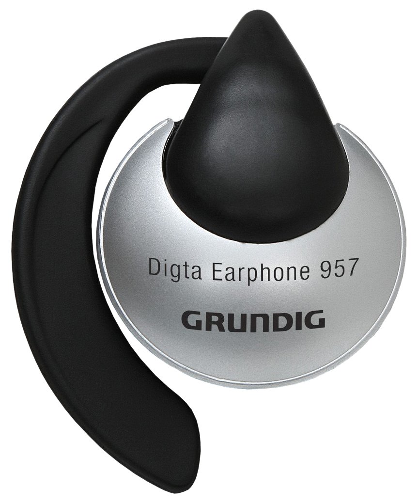 Digta Earphone 957 GBS (PCC9571), drehbarer Kopfhörer mit Schaumstoffpolster und GBS-Anschluss