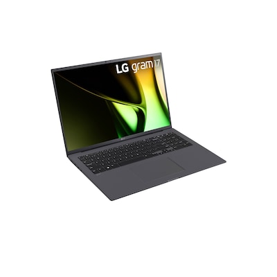 2024 LG Gram 17 Zoll Notebook - 1350g Intel Core Ultra7 Laptop (32GB RAM, 2TB Dual SSD, 21,5h Akkulaufzeit, IPS Panel Anti-Glare Display, Win 11 Home) - Grau