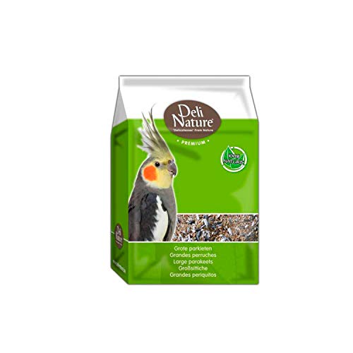 Deli Nature Premium GROßSITTICH Vogel-Futter 4 kg mit Sonnenblumenkernen