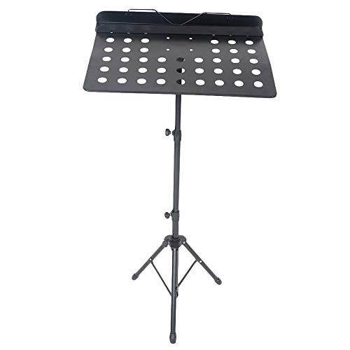 Ptdfjspt 49X34Cm StäNder Klappbarer StäNder Aus Metall mit Stativ Halterung für Alle Musik Instrumente