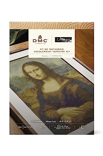 DMC - Mona Lisa von Leonardo da Vinci, Le Louvre, Gobelinset Niveau mittel
