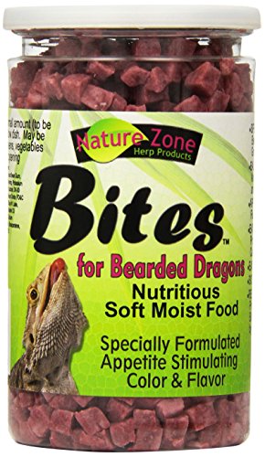 Nature Zone (6 Pack) Bearded Dragon Bites Nutritious Soft Pet Food 9 oz