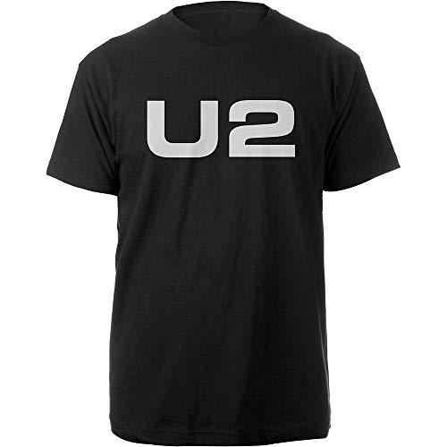 U2 White Logo T-Shirt schwarz XL