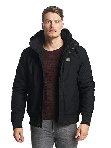 Vintage Industries Hudson Jacket Männer Winterjacke schwarz M 65% Polyester, 35% Baumwolle Basics
