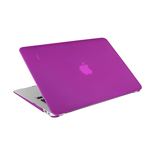 Artwizz Rubber Clip Schutzhülle kompatibel mit MacBook Air (11 Zoll) - Schutzclip mit Soft-Touch-Beschichtung - Lila