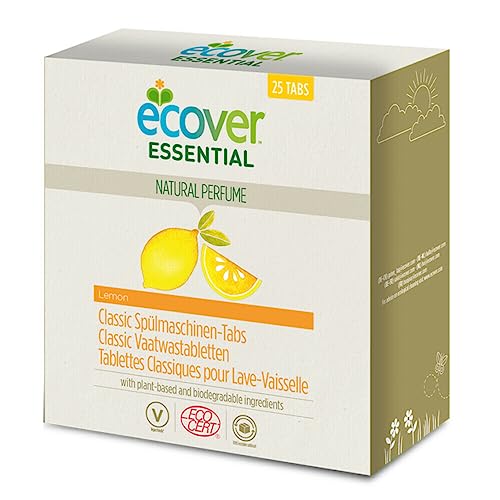 Ecover Classic Spülmaschinen-Tabs Zitrone, Ökologische Premiumqualität seit 1979, 4 x 70 Tabs
