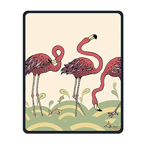 Präzision und dauerhafte Flamingo - Mousepad Wasserfeste Matte Mousepad Anti - Rutsch - Basis Forschung Spielen Männer und Frauen für Das Amt Mousepad