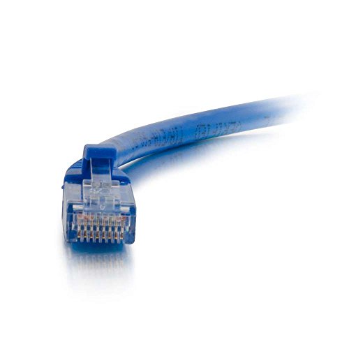 C2G / Cables to Go 29018 Cat6-Kabel, snagless, ungeschirmtes Ethernet-Netzwerk-Patchkabel, Multipack, 50 Stück, Blau (4,26 m)