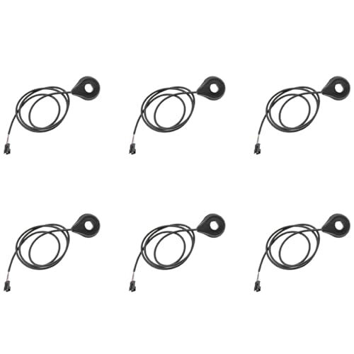 Casstad 6 x Pedalassistent für Elektrofahrräder, 12 Magnete, E-Bike, PAS-System, Hall-Assistent, Geschwindigkeitssensor, Elektroroller