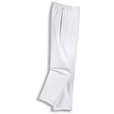 Uvex 81529 Arbeitshose für Damen - Medizinische Bundhose aus 100% Baumwolle - mit Elastischem Stretchbund - Weiß - Größe 36
