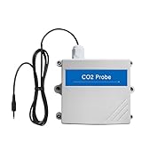 Ubibot CO2-Monitor, Raumluftqualitätssonde, Kohlendioxid 999 ppm, Gewächshaus-CO2-Detektor, (passt mit GS1-Gerät)