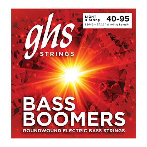GHS BASS BOOMERS Saitensatz für E-Bass - L3045 - Light - Long Scale - 040/095