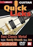 Guitar Quick Licks - Fast Classic Metal/Randy Rhoads