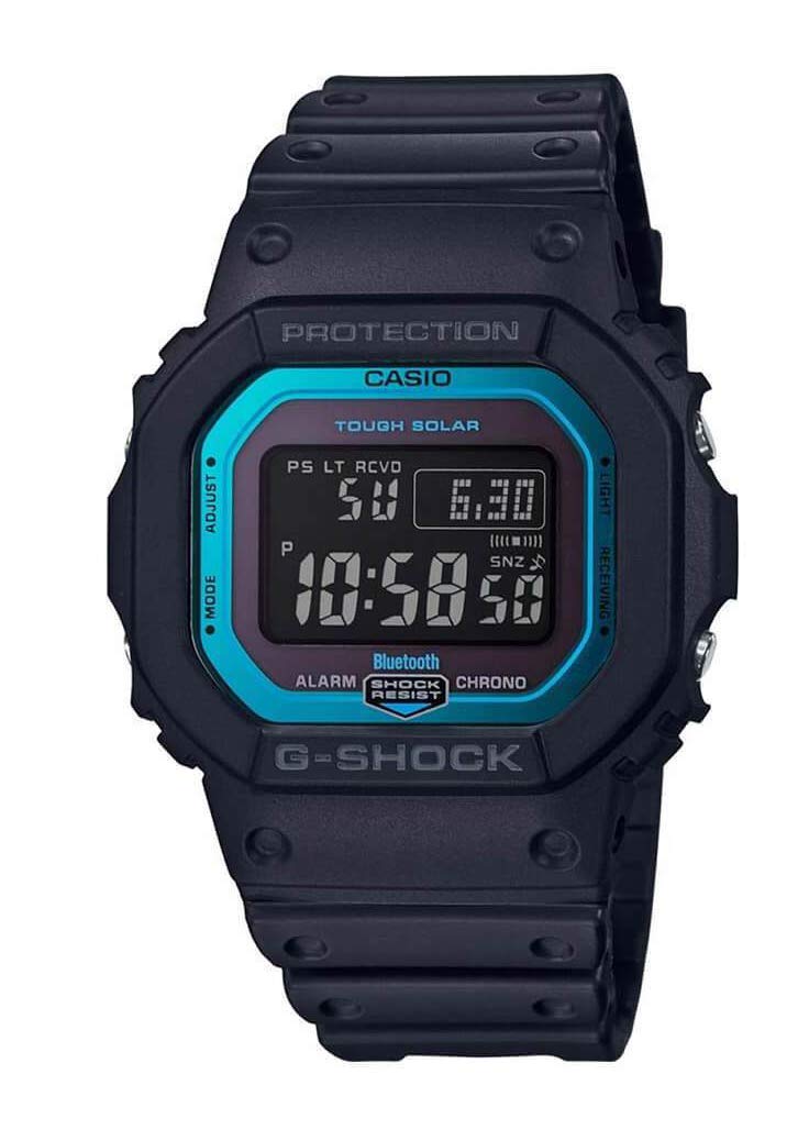 CASIO Herren Digital Quarz Uhr mit Resin Armband GW-B5600-2ER