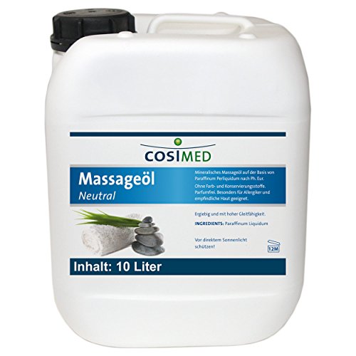 Massageöl neutral, 10 Liter Kanister