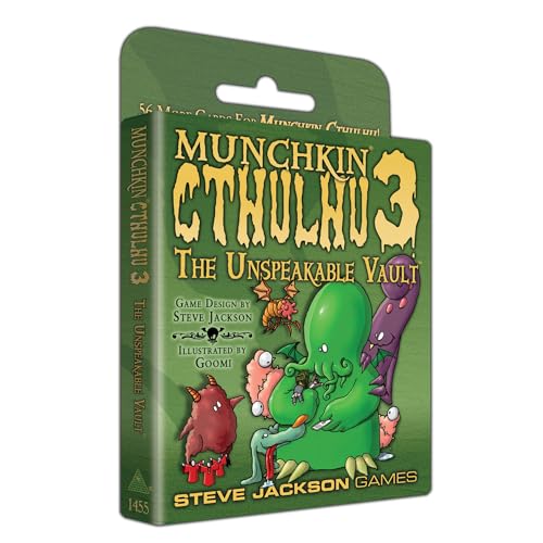 Steve Jackson Games 1455 - Munchkin Cthulhu 3 - Un. Vault (englische Ausgabe)