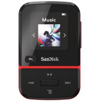 Clip Sport Go MP3-Player 32GB Unterstützt Itunes Rot (Schwarz, Rot)