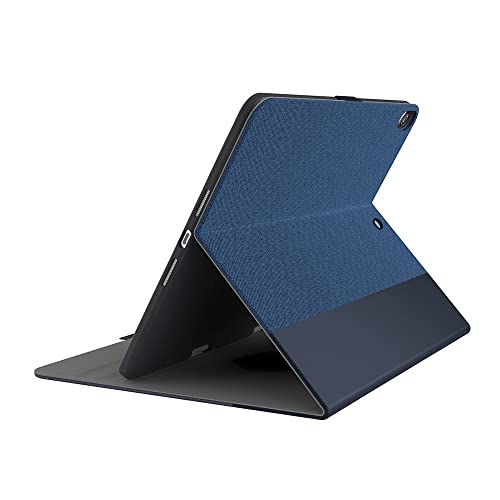 Cygnett TekView Slim Case für iPad 10.2 Zoll (2019) mit Apple Pencil Ständer - Marineblau/Blau