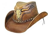 Dallas Hats Cowboyhut Lederhut The Steer Gr. S - XL (L)
