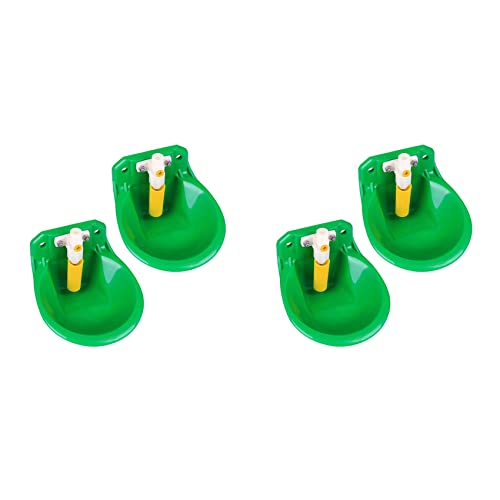 Bcowtte 4PCS Vieh Schafe Ziege Trinker Schüssel Wasser Brunnen Vieh Fütterung Ausrüstung Bauernhof Tiere