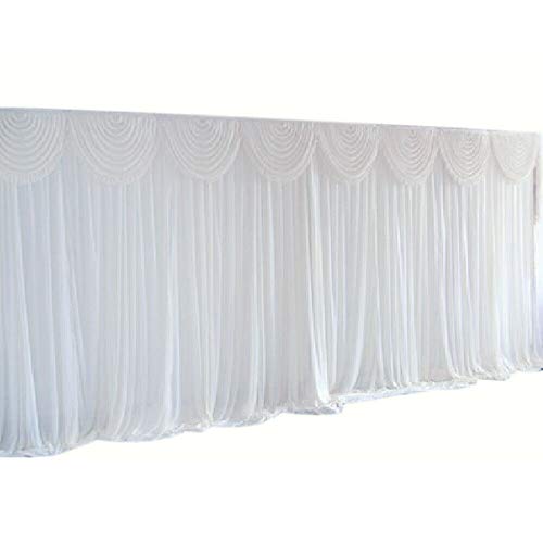 Stoff Backdrop Vorhänge Tüll Vorhang Seide Vorhang Deko Hochzeit Dekoration Tüll Hintrgrund Vorhang 3x3meter Weiß