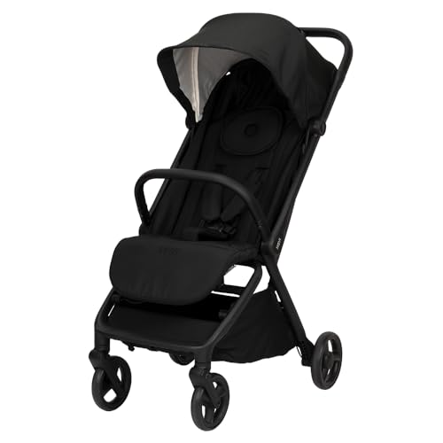 Novi Baby® Sunny Smart Buggy - Limited Edition, von Geburt bis 22 kg, Zusammenklappen mit einer Hand, Liegeposition, großes Verdeck mit Fenster, Räder gedämpft, geräumige Sitz