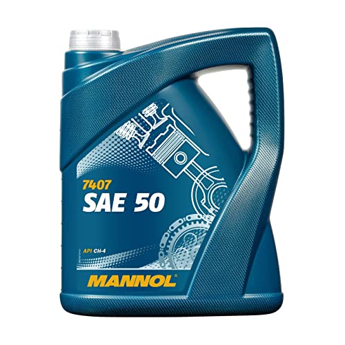 MANNOL SAE 50 API CH-4 Motorenöl, 5 Liter
