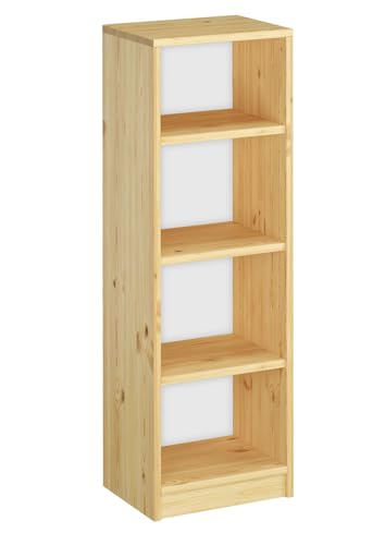 Erst-Holz® Holzregal Bücherregal Verschiedene Höhen Wandregal Massivholz Kieferregal V-90.82-40, Länge:120 cm