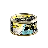 GimCat ShinyCat Filet Hühnchen mit Thunfisch - Katzenfutter mit saftigem Filet ohne Zuckerzusatz für ausgewachsene Katzen - 24 Dosen (24 x 70 g)