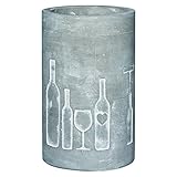 Räder Vino Beton Weinkühler Flasche + Glas