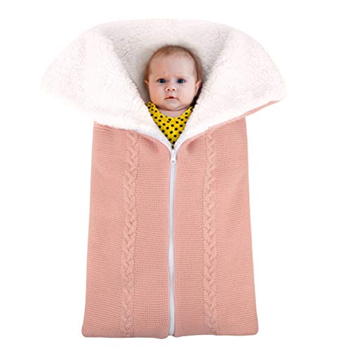 Tianbi Neugeborene Wickeldecke Herbst Winter Baby Warmwickel Wickeldecke Multifunktionswagen Gewickelt Schlafsack Kinderwagen Zubehör Decke für 0-18 Monate Kleinkind Kleinkind