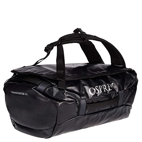Osprey Unisex – Erwachsene Transporter 40 Duffel Bag, Black, O/S