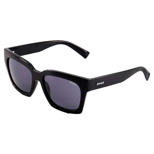 SINNER Unisex Mystic-Shiny Black-Pc Smoke Sonnenbrille, Mehrfarbig (Mehrfarbig)