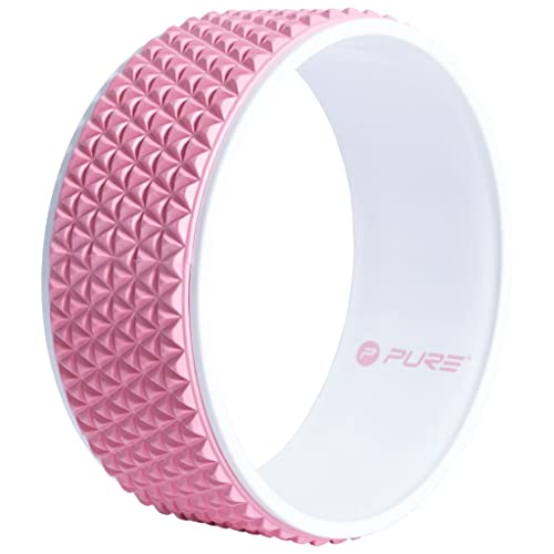 Pure2Improve - Deluxe Yoga-Rad - 32x12.5cm - Rosa